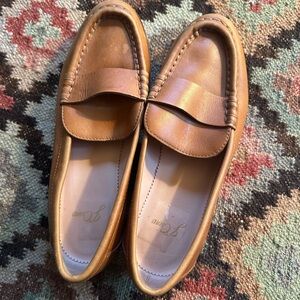 Leather loafers